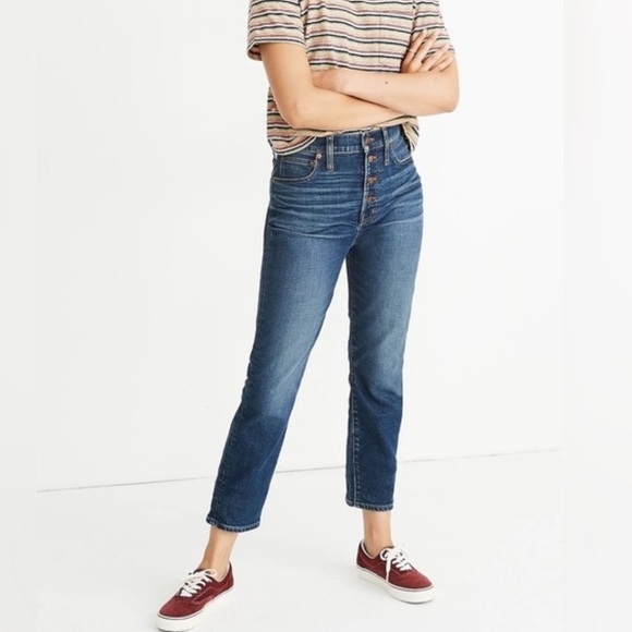 Madewell Perfect Vintage Crop Jeans - Picture 1 of 9